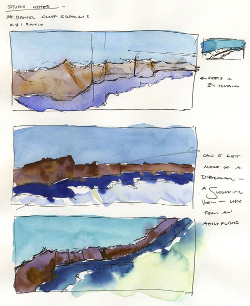 Page 1 of Mt. Daniel ridge line studies