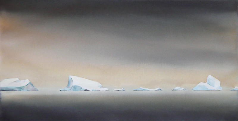 30" x 15" Iceberg Patrol final painting