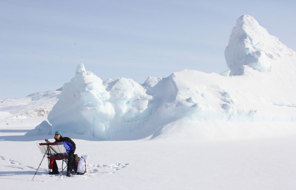 Kullorsuaq_fieldpainting