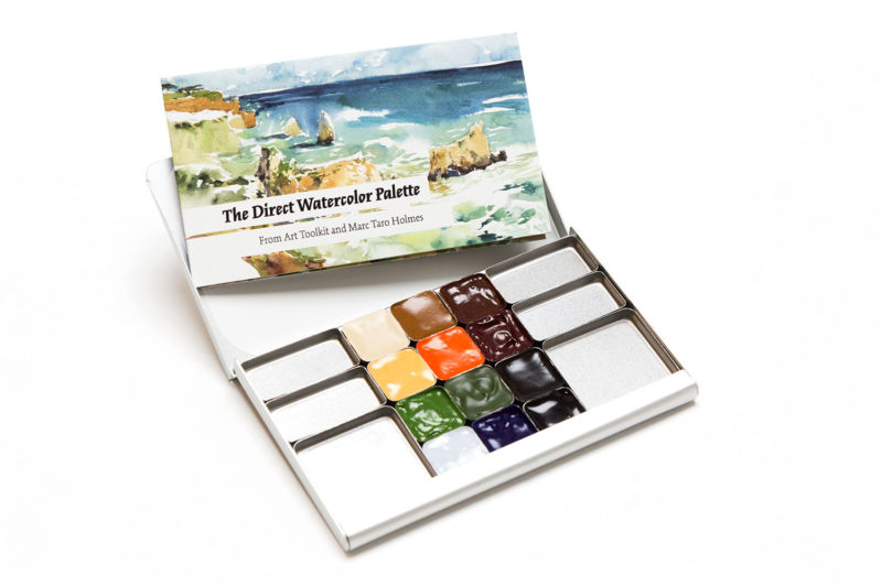 artist watercolor palette