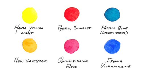 essential watercolor colors